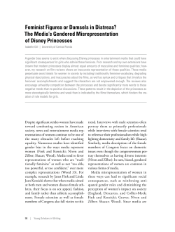 Feminist Figures or Damsels in Distress? The Media`s Gendered