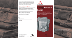 Caring for Books - The National Archives