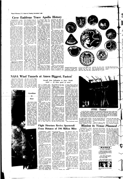 Crew Emblems Trace Apollo History NASA Wind Tunnels at Ames