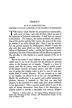 hamlet. - Manchester eScholar - The University of Manchester