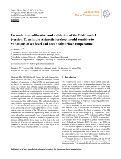 Formulation, calibration and validation of the DAIS model (version 1