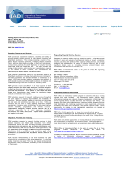 Federal Deposit Insurance Corporation