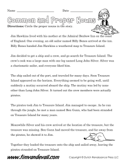 Common and Proper Nouns Worksheet
