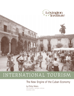 International Tourism: The New Engine of the Cuban Economy