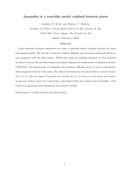 Anomalies in a waterlike model confined between plates - if