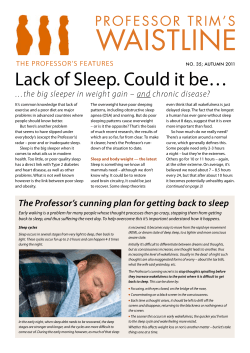 Lack of Sleep. Could it be&hellip; - Australian Fitness Network