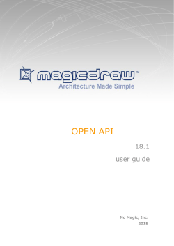 MagicDraw OpenAPI UserGuide