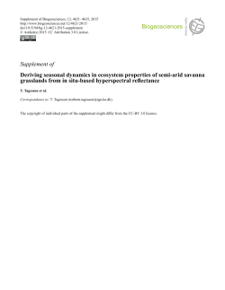 Supplement - Biogeosciences