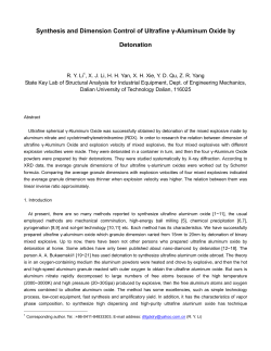 Synthesis and Dimension Control of Ultrafine ?