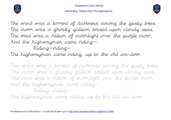 The wind was a torrent of darkness among the gusty trees. The