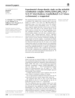 Experimental charge-density study on the nickel(II)