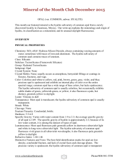 Opal hyalite - Celestial Earth Minerals