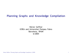 Planning Graphs and Knowledge Compilation
