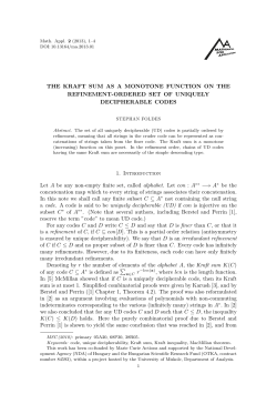 The Kraft sum as a monotone function on the refinement