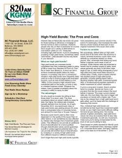 High-Yield Bonds: The Pros and Cons