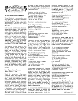 Till the Lordly Hudson Seaward Though I did win a second place