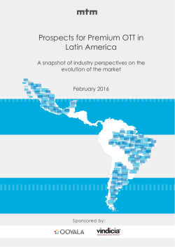 Prospects for Premium OTT Services in Latin America