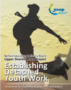 Our `Establishing Detached Youth Work`
