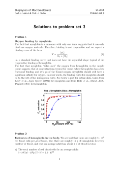 Biophysics of Macromolecules: Problem set 3