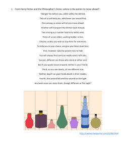 1. From Harry Potter and the Philosopher`s Stone: where is the