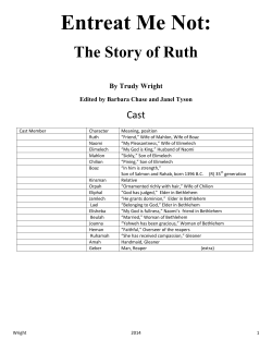 Entreat Me Not - Circle