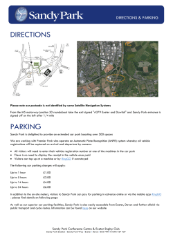 Sandy Park Directions