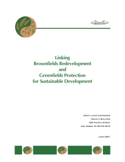 Linking Brownfields Redevelopment and Greenfields Protection for