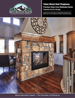 Tahoe Direct-Vent Fireplaces