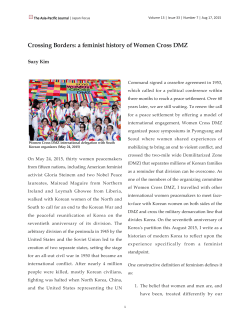 Crossing Borders: a feminist history of Women Cross