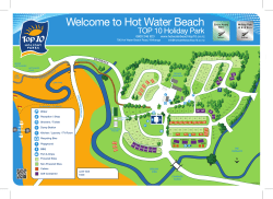 Park Map - Hot Water Beach Top 10 Holiday Park