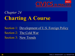 Charting A Course Notes - Elliott County Schools