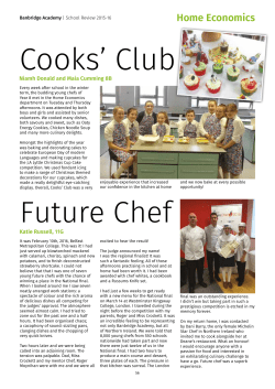 Cooks` Club - Banbridge Academy