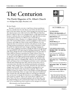 The Centurion - st. alban`s Anglican CHURCH