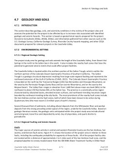 4.7 Geology and Soils - Coachella Valley Water District