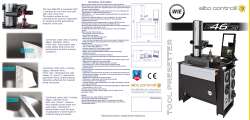 the E46LTW Presetter BrochurePDF 1.46