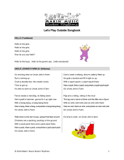 Let`s Play Outside Songbook - Makin` Music Rockin` Rhythms