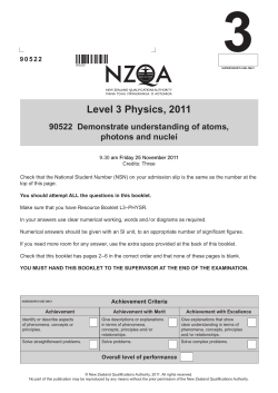 Exam - NZQA