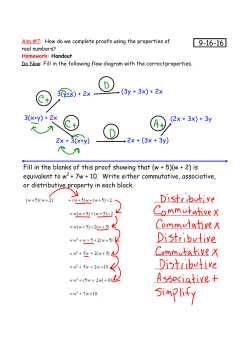 3(x+y) + 2x 3(y+x) + 2x 2x + 3(x+y) (3y + 3x) + 2x 2x + (3x + 3y) (2x +