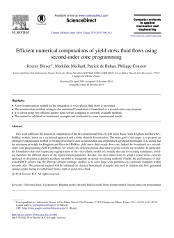 Efficient numerical computations of yield stress
