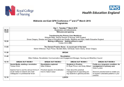 GPN Conference 2016 - Programme