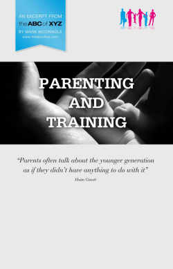 Parenting and Training