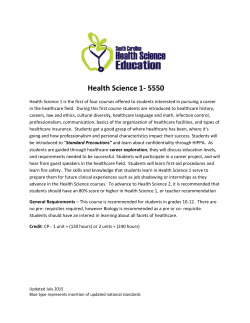 Health Science 1