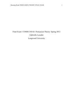 Final Exam - Longwood Blogs