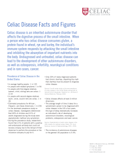 Celiac Disease Facts and Figures