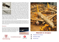 Aerospace notes