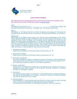 The Society of Dyers and Colourists