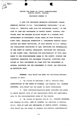 Ordinance No. 42