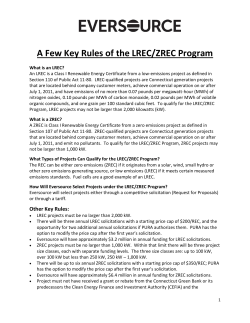 Key Program Rules