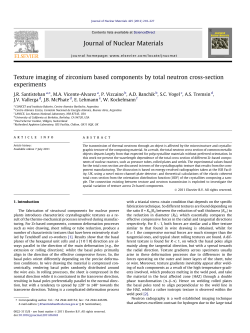 Texture imaging of zirconium based components by total neutron