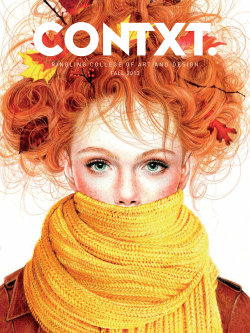 RINGLING COLLEGE OF ART AND DESIGN FALL 2013